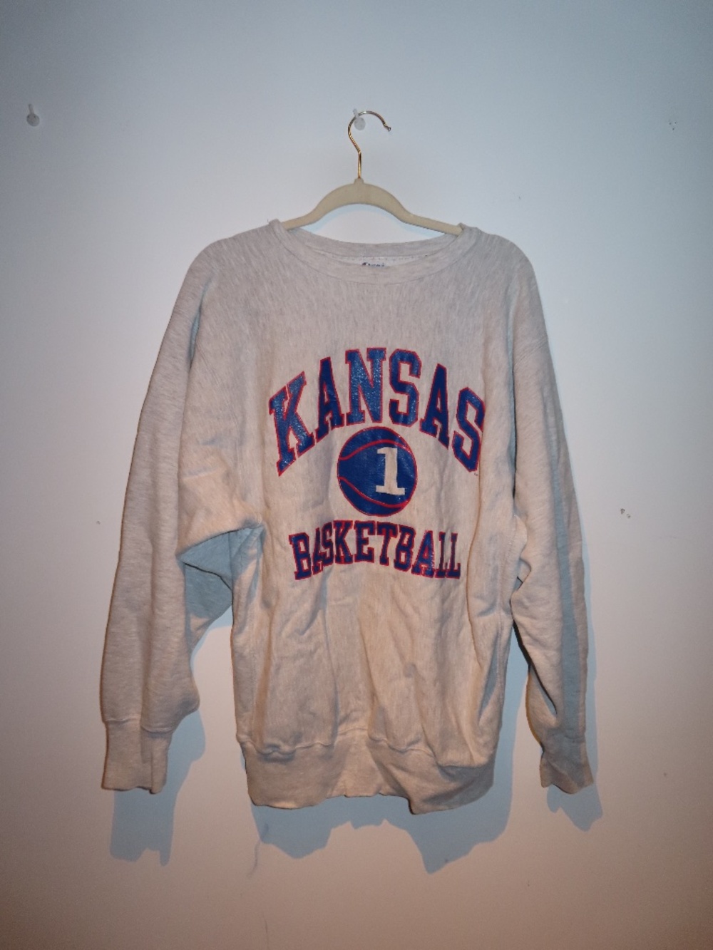 KU basketball crewneck vintage
